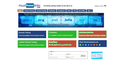 Desktop Screenshot of musthavelinks.com